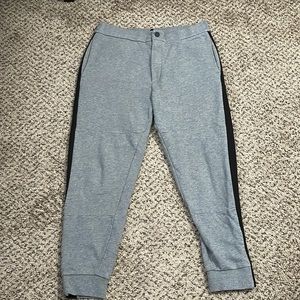 Armani Exchange gray joggers in medium